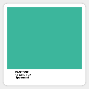 pantone 15-5819 TCX Spearmint Sticker